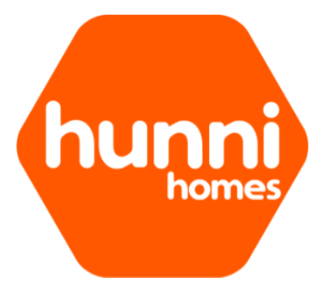 hunni homes estate agency logo
